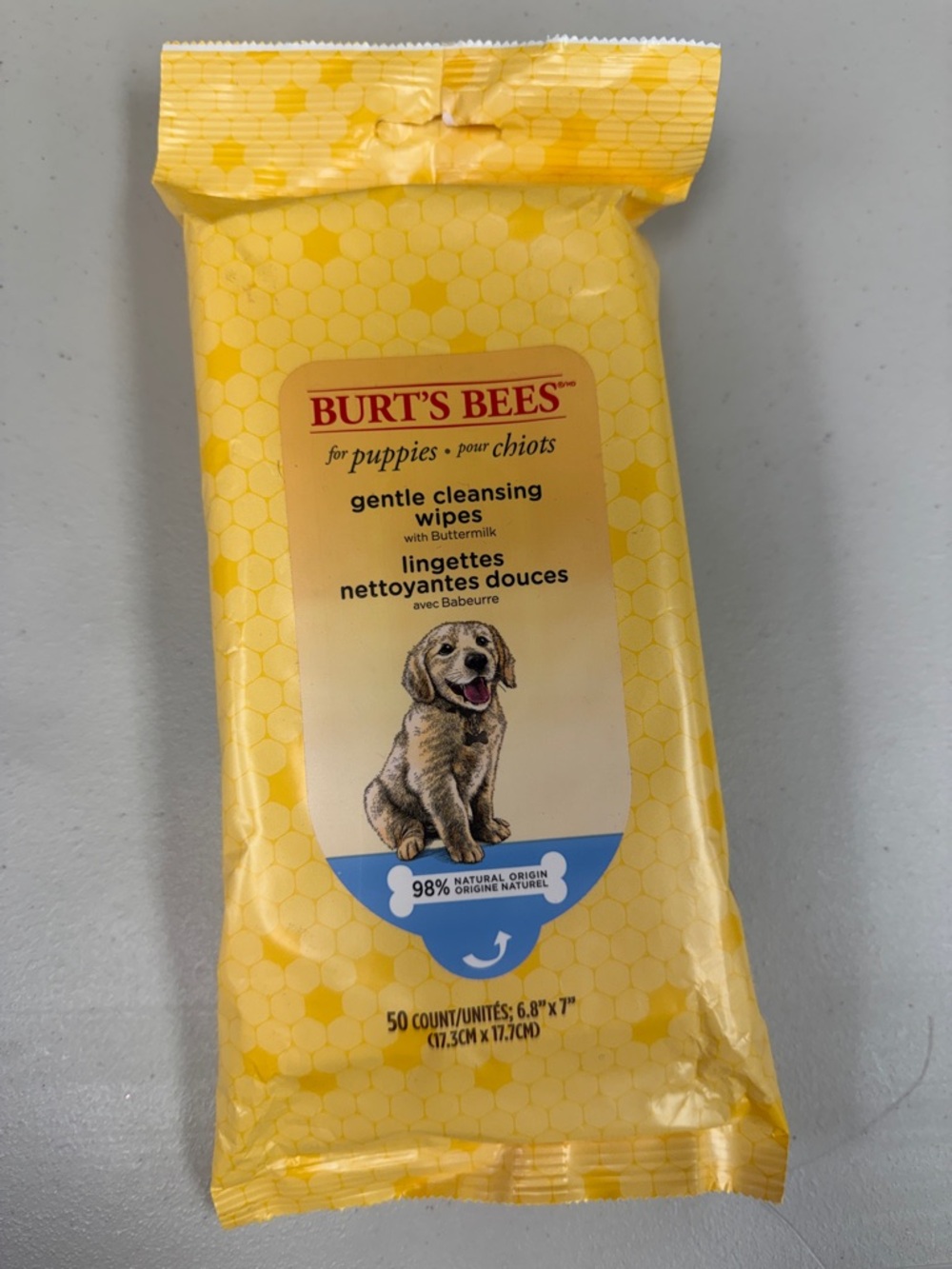 Burt's Bees Yellow Puppy Gentle Cleansing Wipes